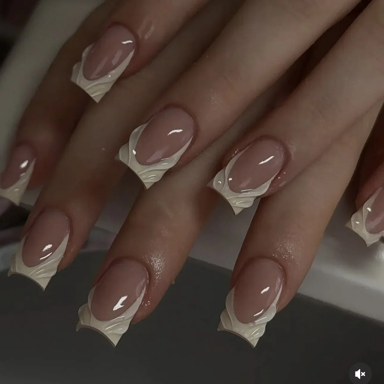 Black and White Press-On Nails