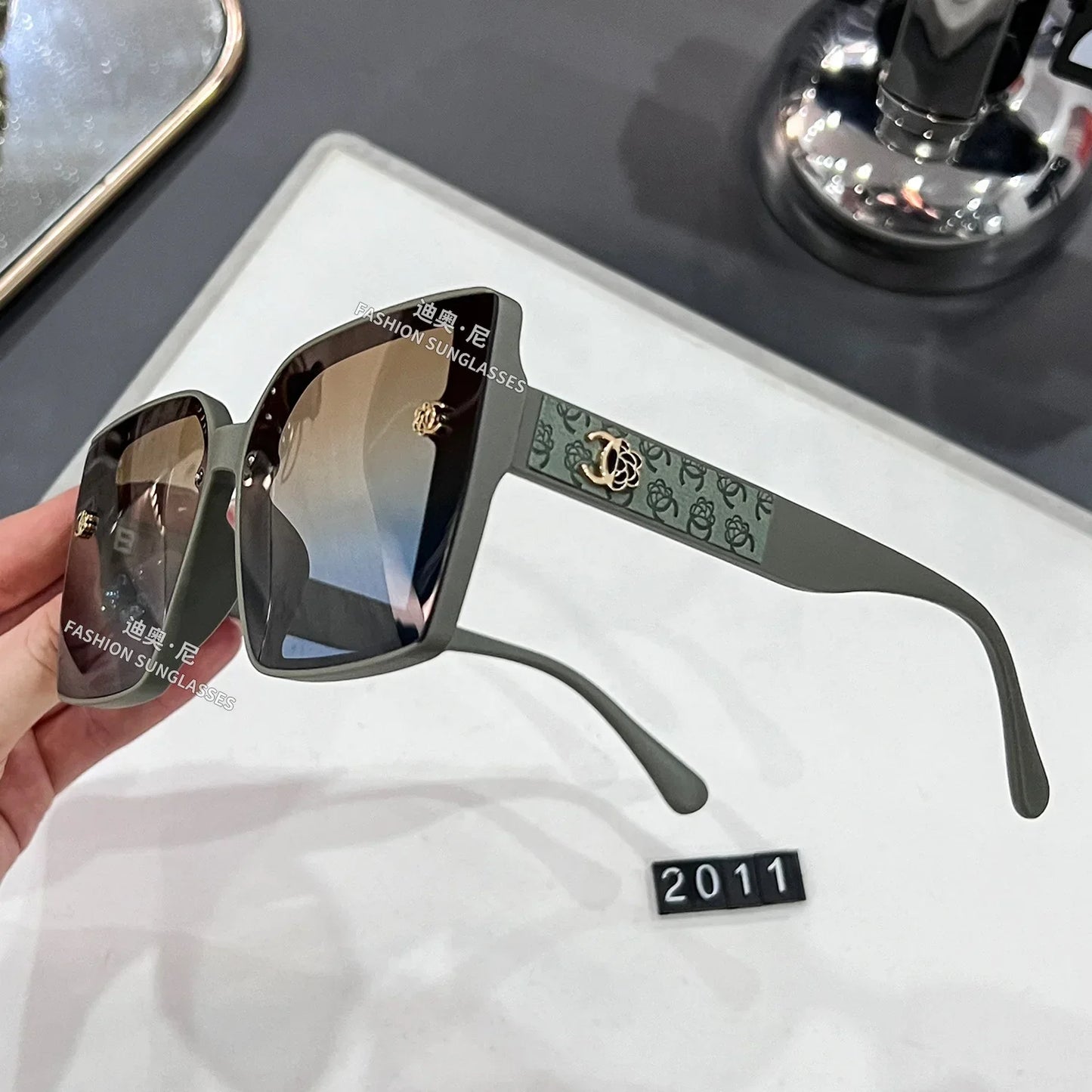 2025 New Fashion Polarized Square Sunglasses Women Brand Design Oversized Sun Glasses Ladies Luxury Eyewears Oculos De Sol UV400
