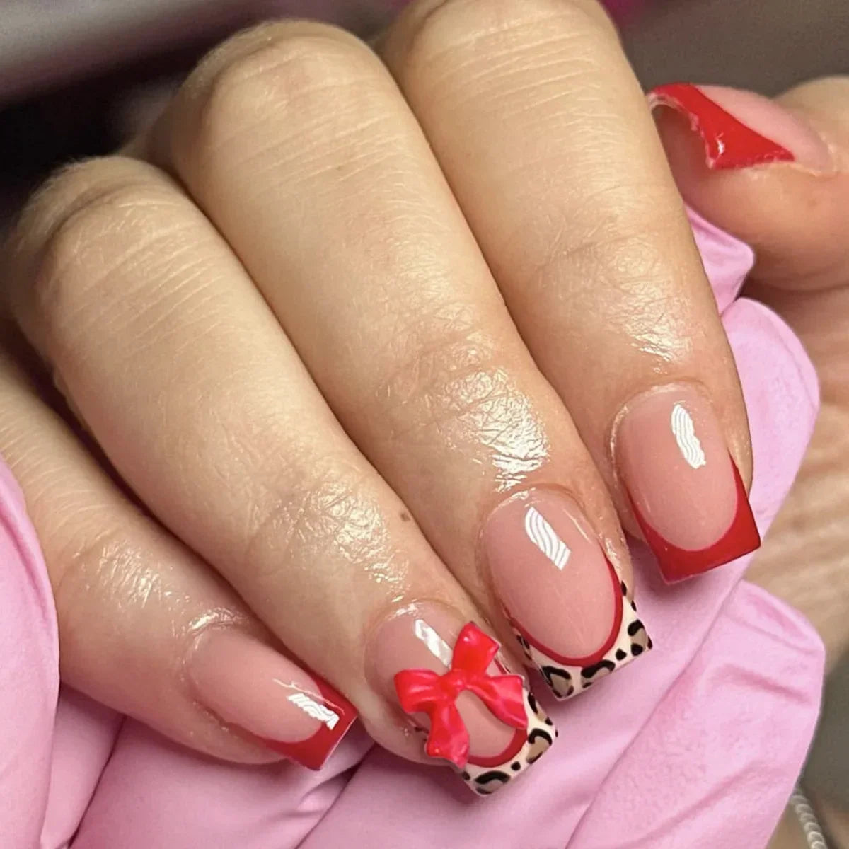 Black and White Press-On Nails