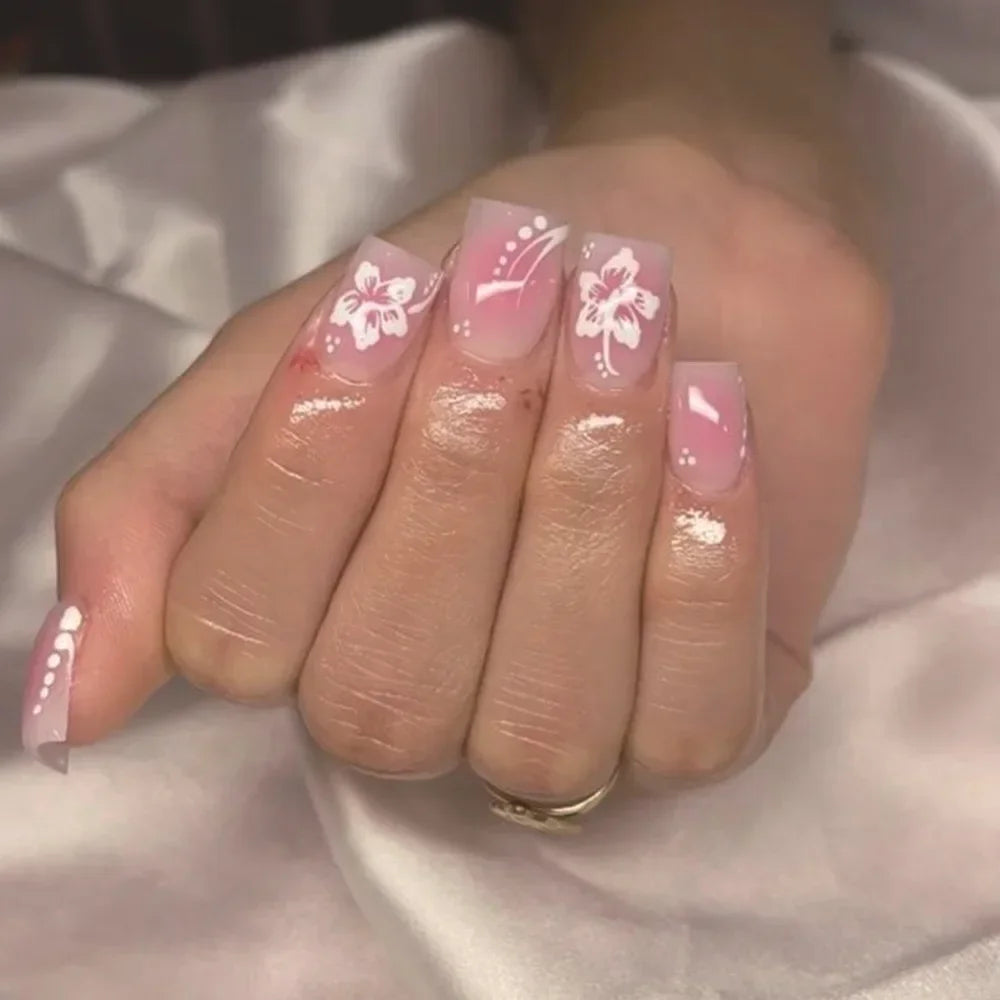 Black and White Press-On Nails