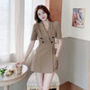 Women's Temperament Suit Dress Shorts Two Piece Set