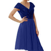 Dress Ladies Knee-Length Club Evening Dress Waist Dress Oversized Elegant Dress