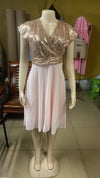 Dress Ladies Knee-Length Club Evening Dress Waist Dress Oversized Elegant Dress