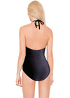 Antique Black Hollow Sexy Backless Ladies Swimwear