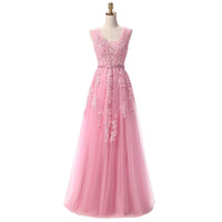 Robe De Soiree SSYFashion Sexy Backless Long Evening Dresses The Bride Elegant Banquet Green Lace V-neck Formal Party Gown