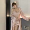 The New Summer Ice Silk High-Quality Pajamas Suit Can Be Worn With Two-Piece Home Clothes