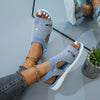Knitted Rhinestone Sandals