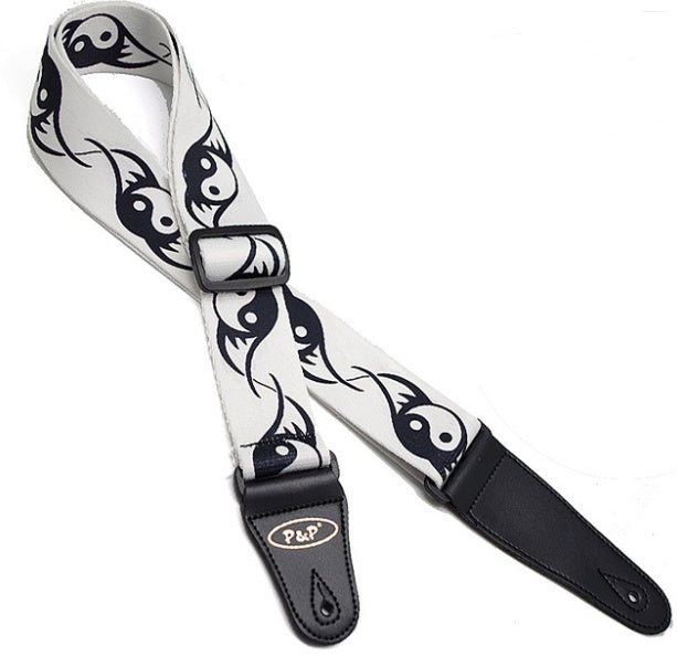 Printed guitar strap factory folk electric guitar strap