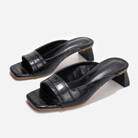 Chunky heel sandals