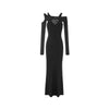 Hip Wrap Long Dress Two-piece Set