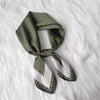 Square Imitated Silk Scarves Geometric Pattern