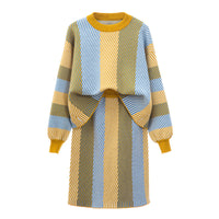 Dress web celebrity two-piece set