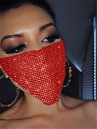 Explosive metal flash jewelry mask