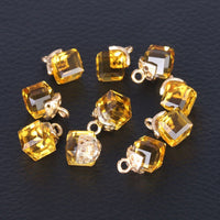 Cubic Glass Crystal Jewelry Making Accessories