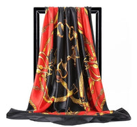 Women's chain bag scarf scarves