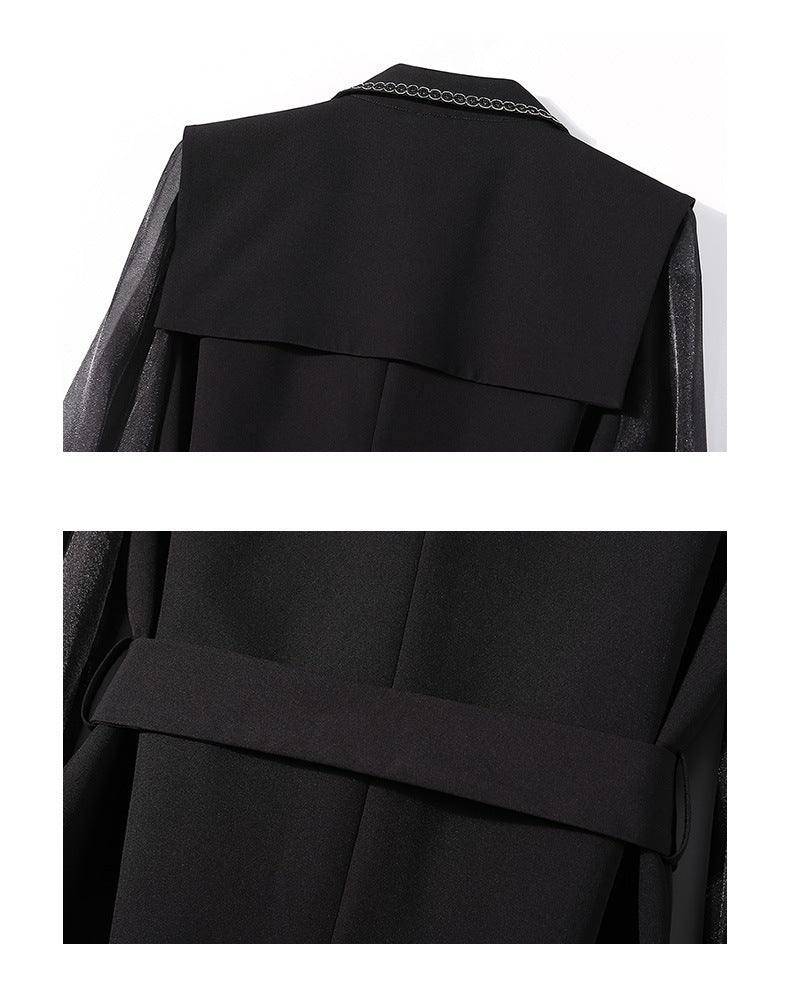 Fashion Lace Sleeve Top Fragrant Lace Waist Coat