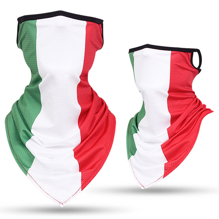 Breathable Face Guard Thin Tubular Ring Scarves Sun Face Headband Scarf