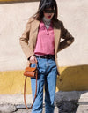 Fashionable leather handbags