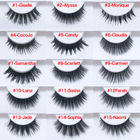 3D mink hair false eyelashes