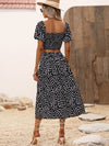 Women's Short-sleeved Dress Two-piece Set