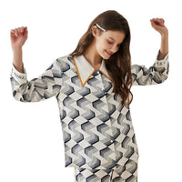 Ice Silk Pajamas For Leisure Time