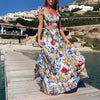 Flower Sleeveless Dress Two Piece Set