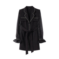 Fashion Lace Sleeve Top Fragrant Lace Waist Coat