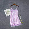 Women's Elastic Satin Nightdress  Lingerie Home Pajamas Lingerie