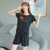 Ice Silk Thin Home Clothes Two Piece Suit