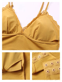 Adjustable one piece hot spring swimsuit