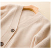 Women's Autumn And Winter New Pure Wool Cardigan