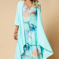 Women's Printed Dress Two-piece Set