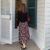 Women's Floral Halter Dress Cardigan Two-piece Set