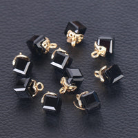 Cubic Glass Crystal Jewelry Making Accessories