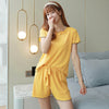 Ice Silk Thin Home Clothes Two Piece Suit