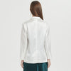 Acetate One Button Neat Slimming Draped Suit Coat
