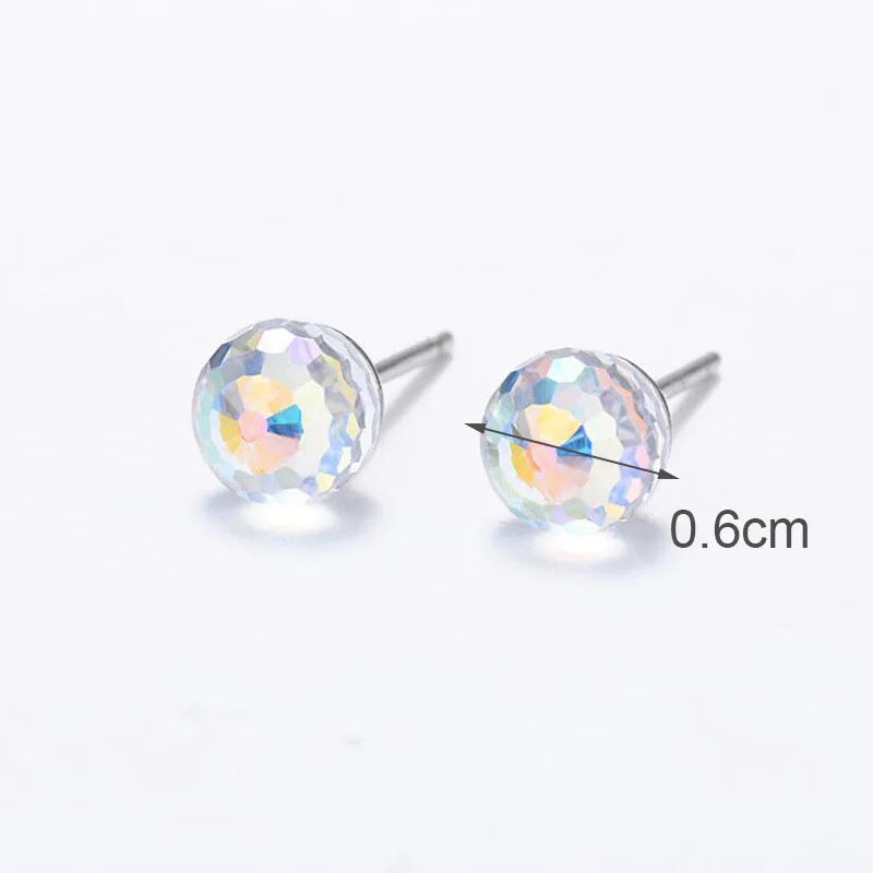 Earrings Fashion Earrings Multicolor Earrings Colorful Earrings Crystal Ball Earrings Fashion Accessories Crystal Ball Stylish