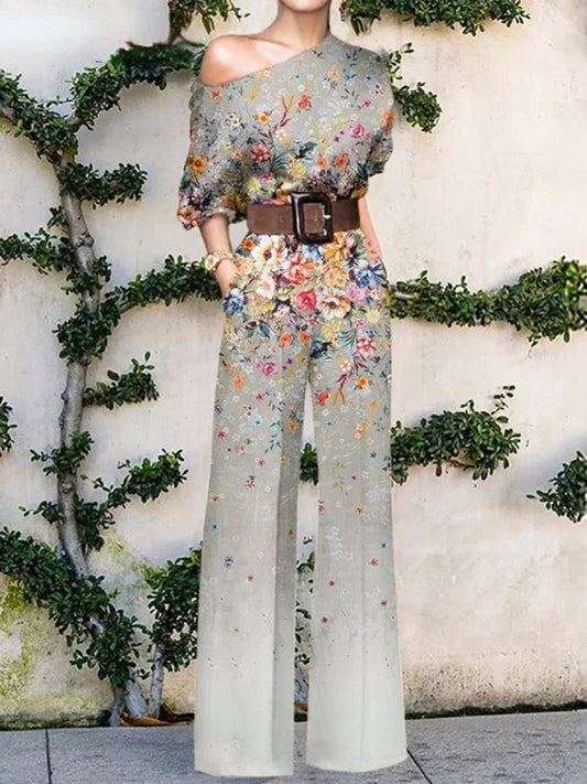 Women Jumpsuits New In Spring Autumn Female Chic Elegant Office Lady Wide Leg Pants Bodysuits Jump Suits for Women One Pieces
