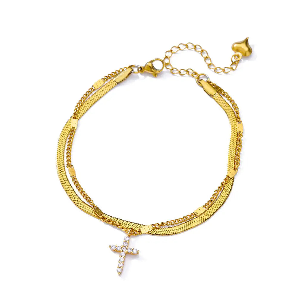 Anklets For Women Summer Beach Accessories Stainless Steel Geometric Chain Anklet Gold Color Leg Bracelets Bodychain Gifts