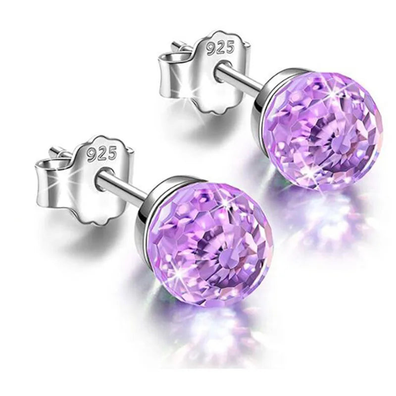 Earrings Fashion Earrings Multicolor Earrings Colorful Earrings Crystal Ball Earrings Fashion Accessories Crystal Ball Stylish