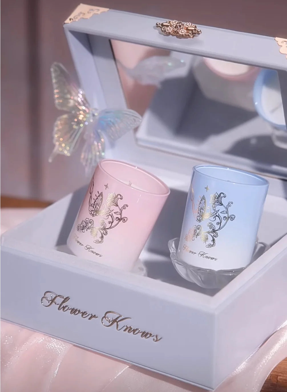Jewelry Storage Box with Mirror