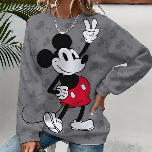 Cropped Y2K Pullover Sweatshirt