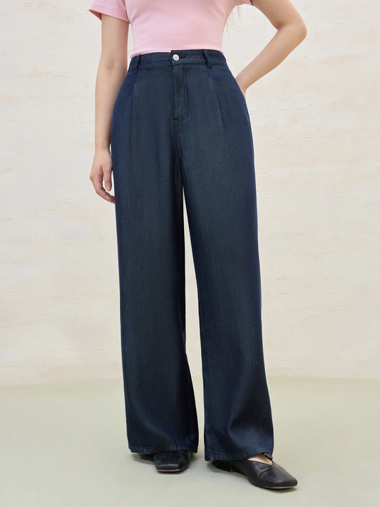 Summer Cooling Straight-Leg Pants