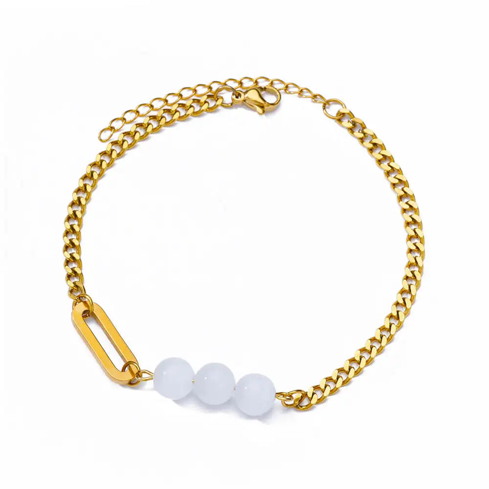 Anklets For Women Summer Beach Accessories Stainless Steel Geometric Chain Anklet Gold Color Leg Bracelets Bodychain Gifts