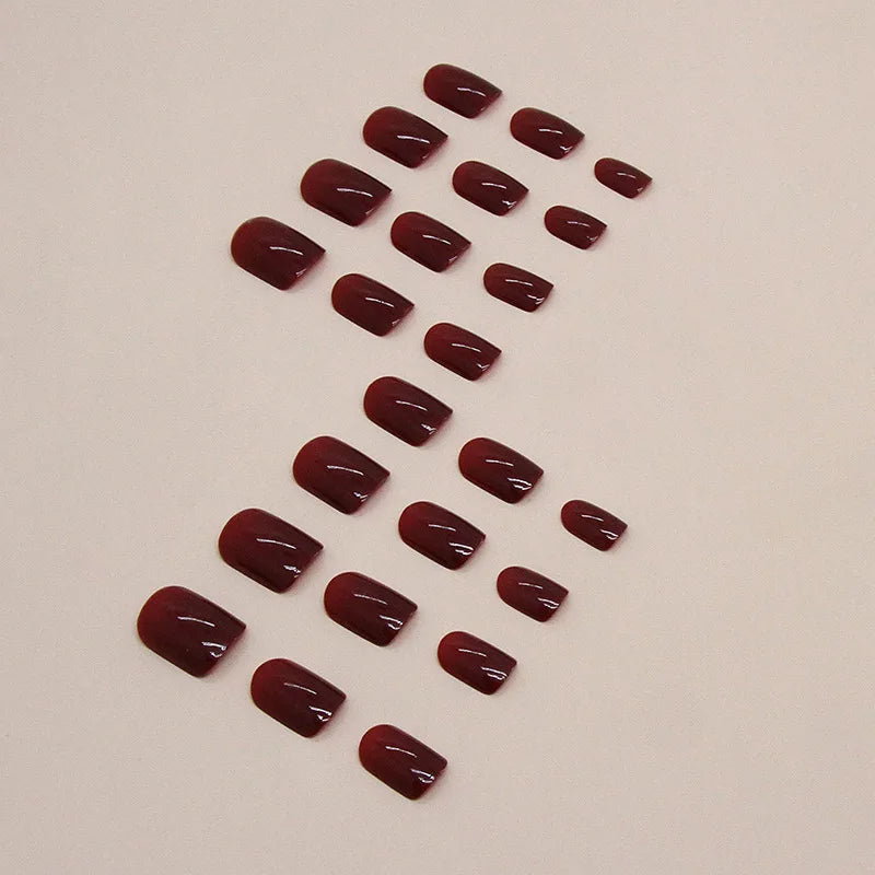 Solid Color Artificial Nails