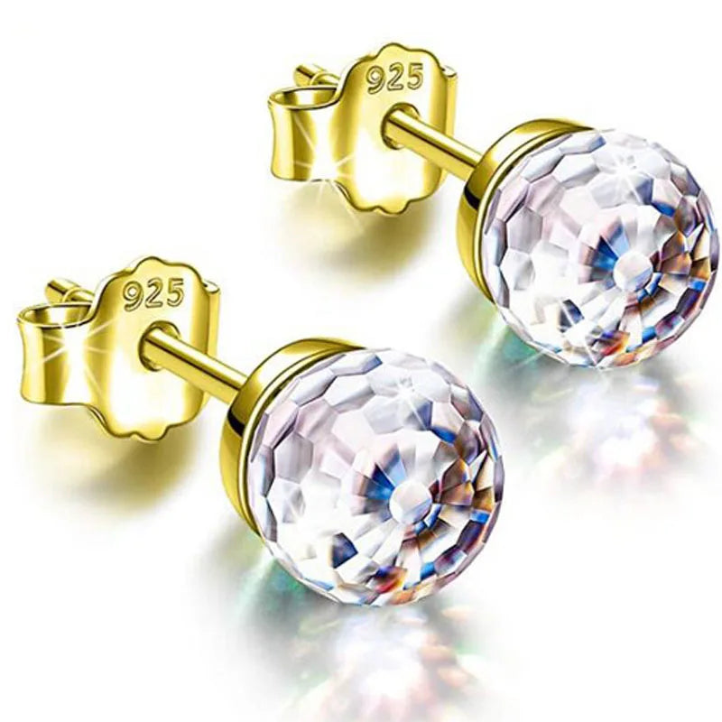 Earrings Fashion Earrings Multicolor Earrings Colorful Earrings Crystal Ball Earrings Fashion Accessories Crystal Ball Stylish