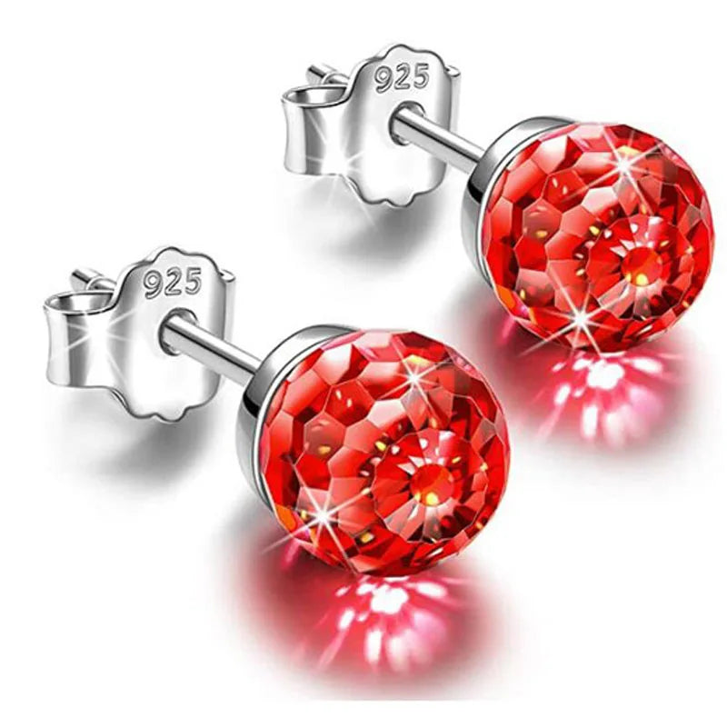 Earrings Fashion Earrings Multicolor Earrings Colorful Earrings Crystal Ball Earrings Fashion Accessories Crystal Ball Stylish