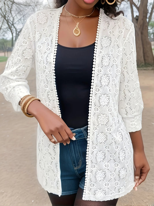 Women's oversized knitted cardigan long cardigan knitted casual loose cardigan
