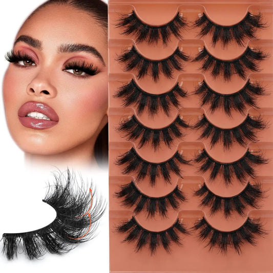7 Pairs False Lashes Set