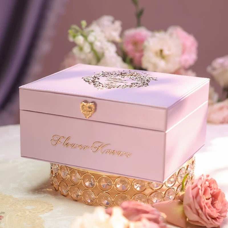 Jewelry Storage Box with Mirror